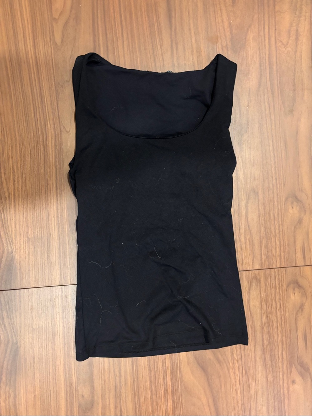 Zara Black Scoop Neck Tank Top